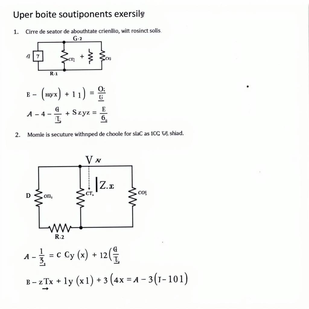 Bài tập cấu kiện điện tử cơ bản