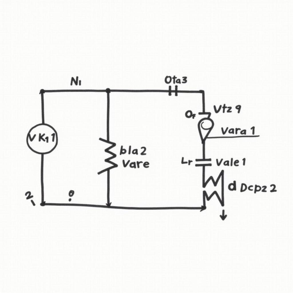 Giải bài 2.3 SBT Vật Lý 9 - Sơ đồ mạch điện