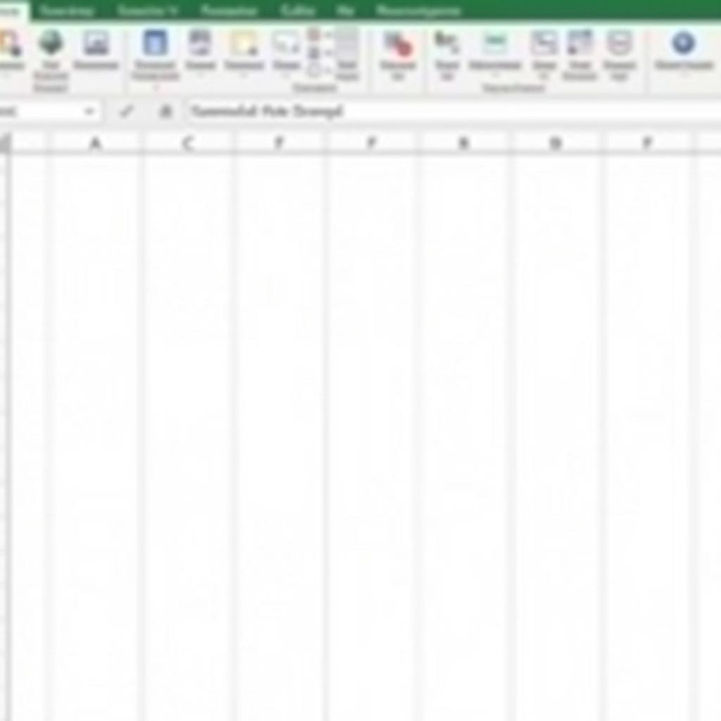 Giao diện Excel cơ bản