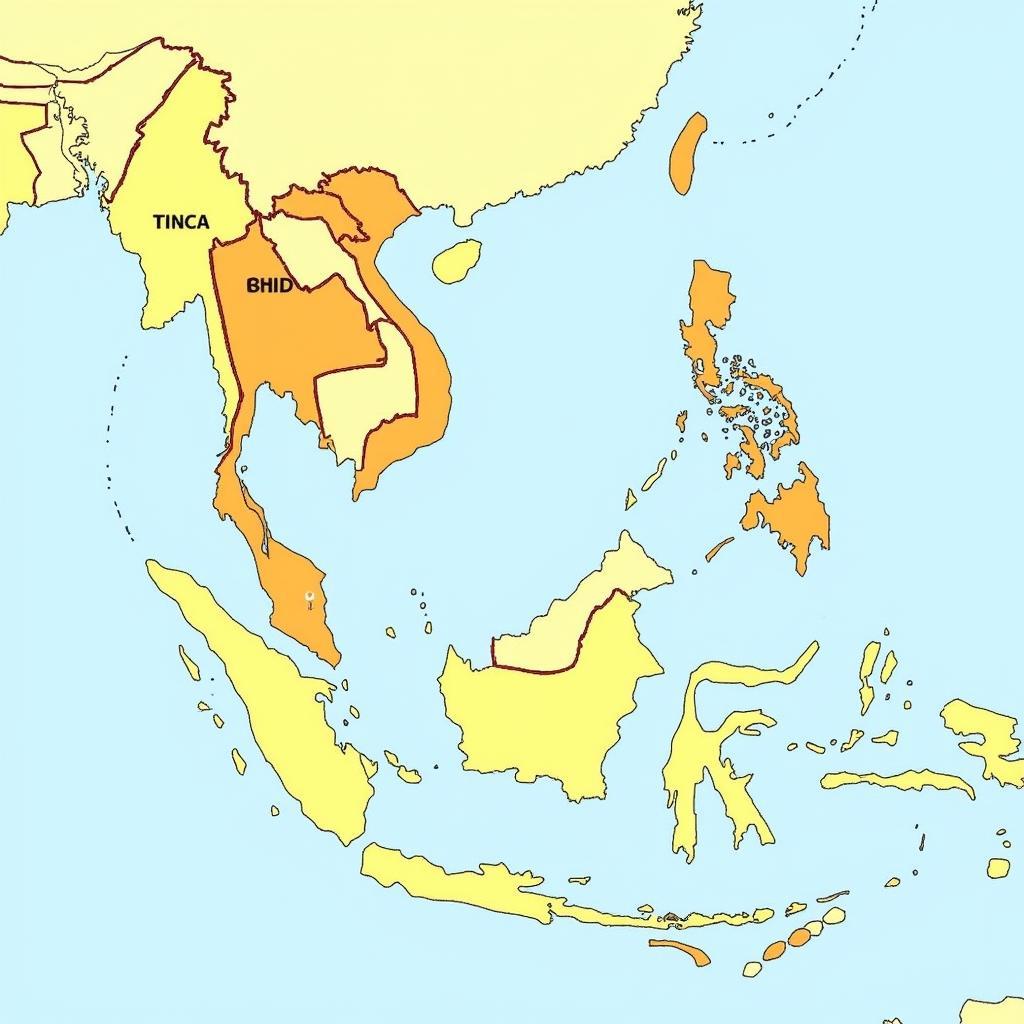 Phân bố khoáng sản Đông Nam Á