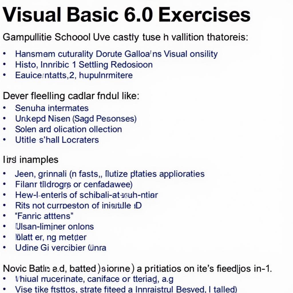 Tài liệu bài tập visual basic 6.0