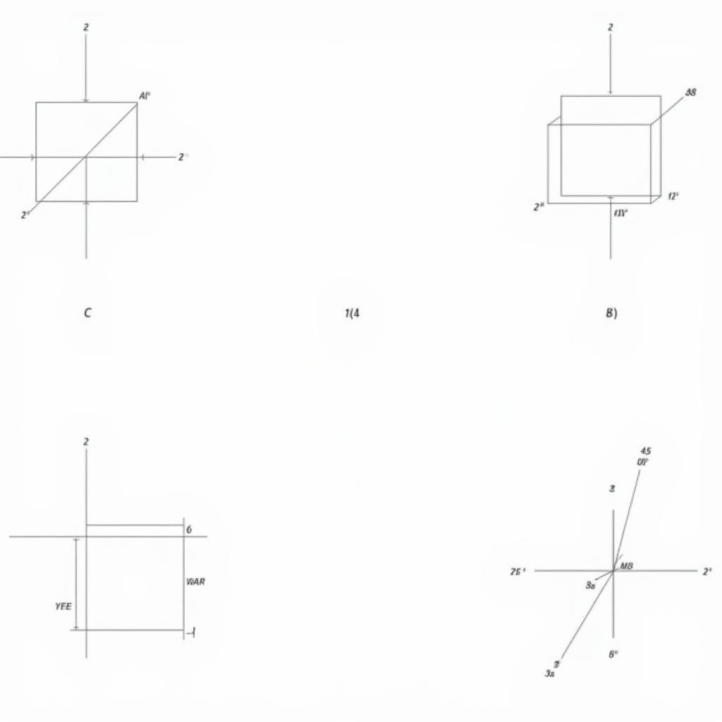 Vị trí tương đối giữa các đối tượng hình học trong không gian