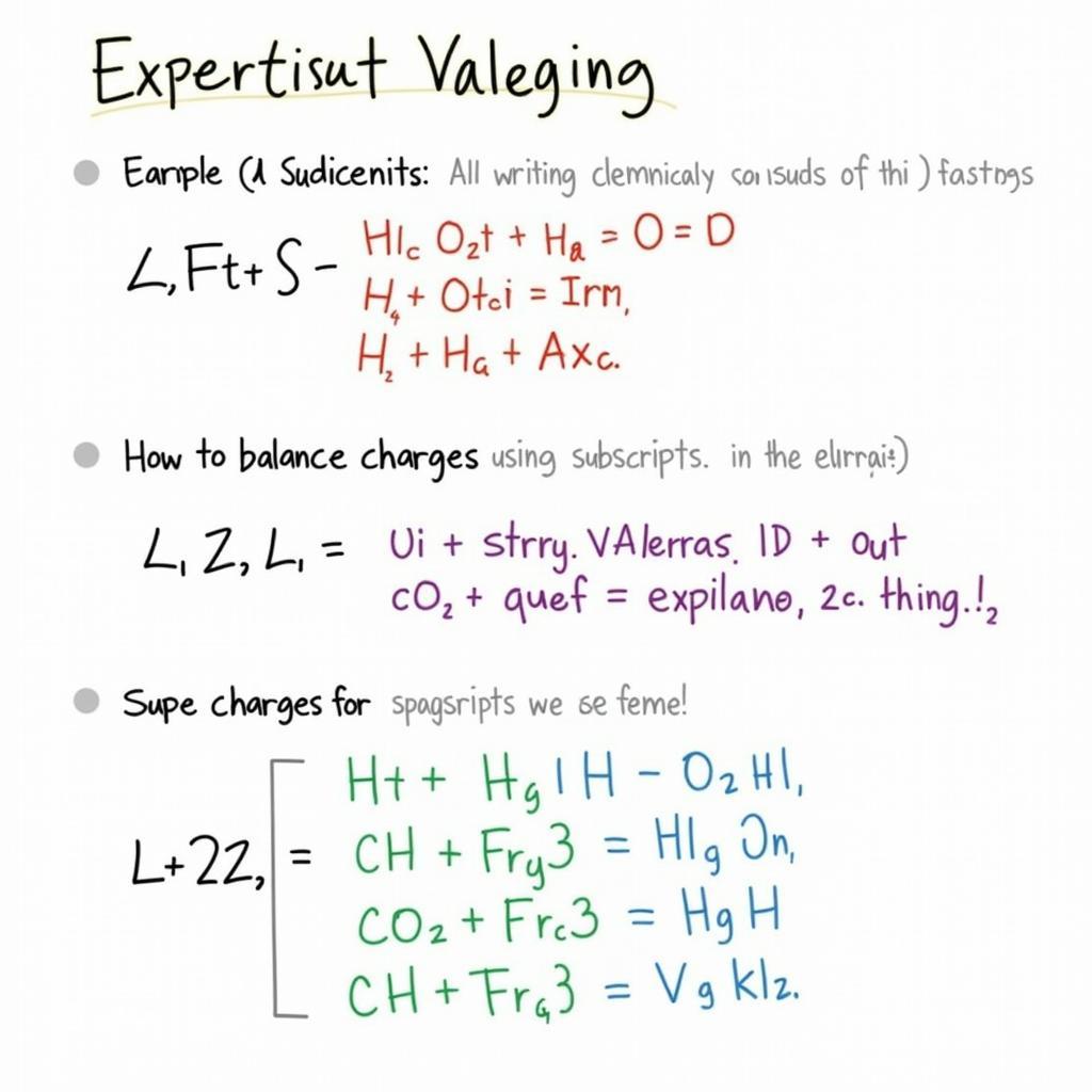 Viết công thức hóa học