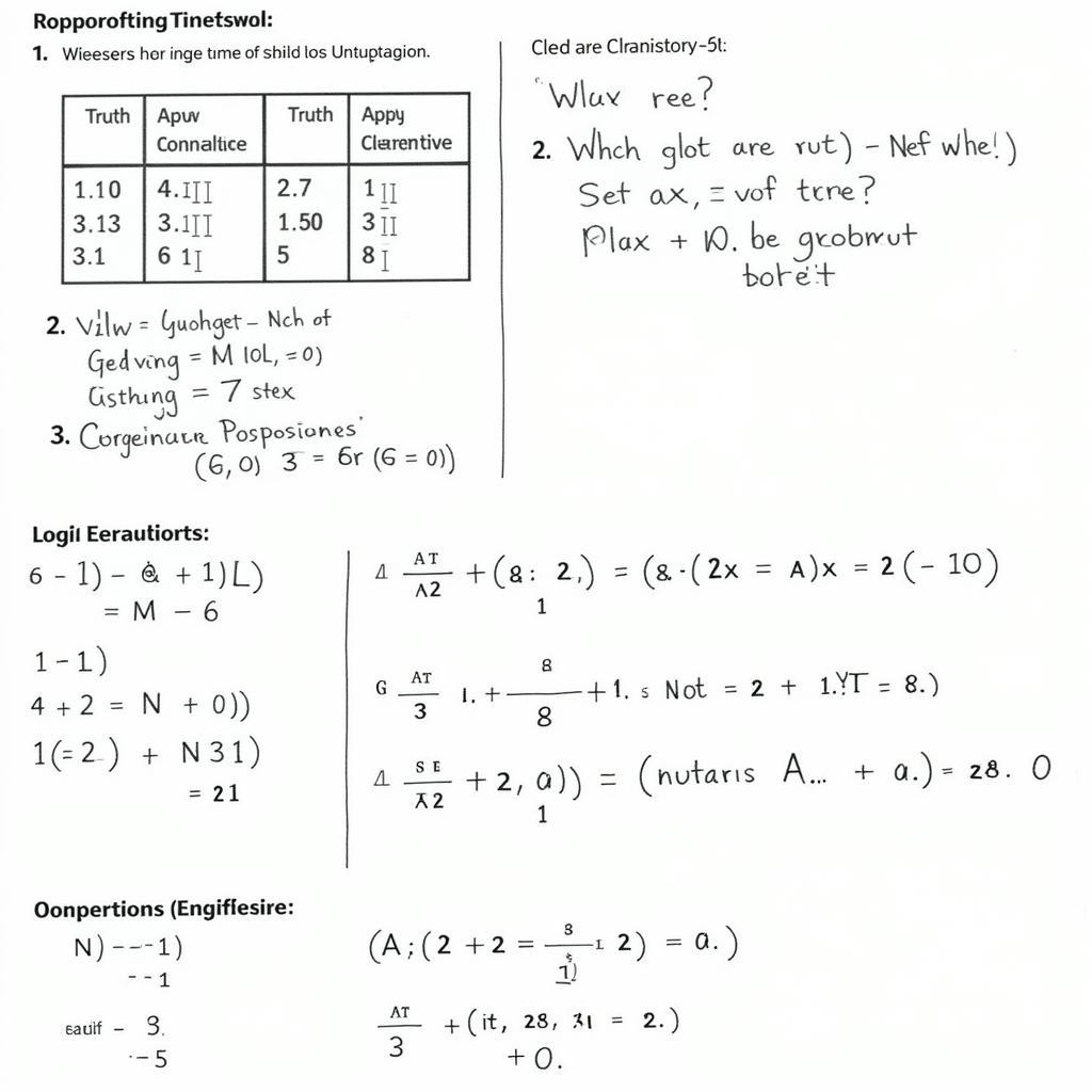 Bài Tập Mệnh Đề Logic Học