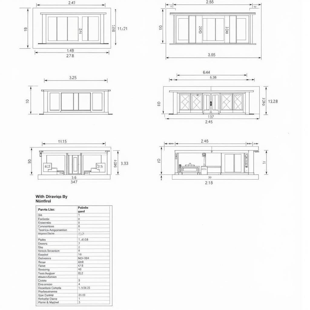 Các bộ phận của bản vẽ chi tiết