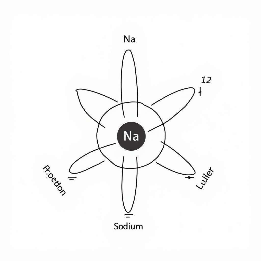 Ví dụ về nguyên tử Natri