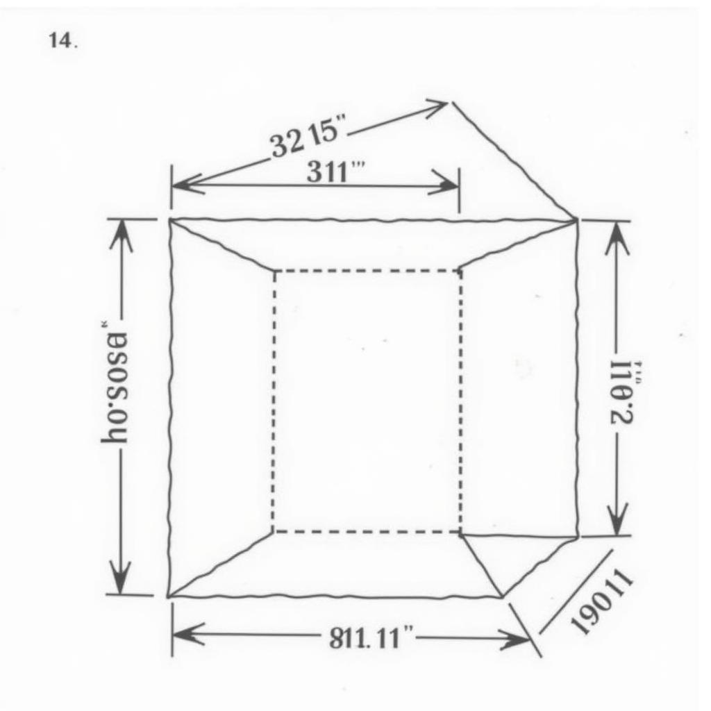 Giải Bài 14 Trang 104 SGK Toán 8 Tập 2: Hình Lăng Trụ Đứng