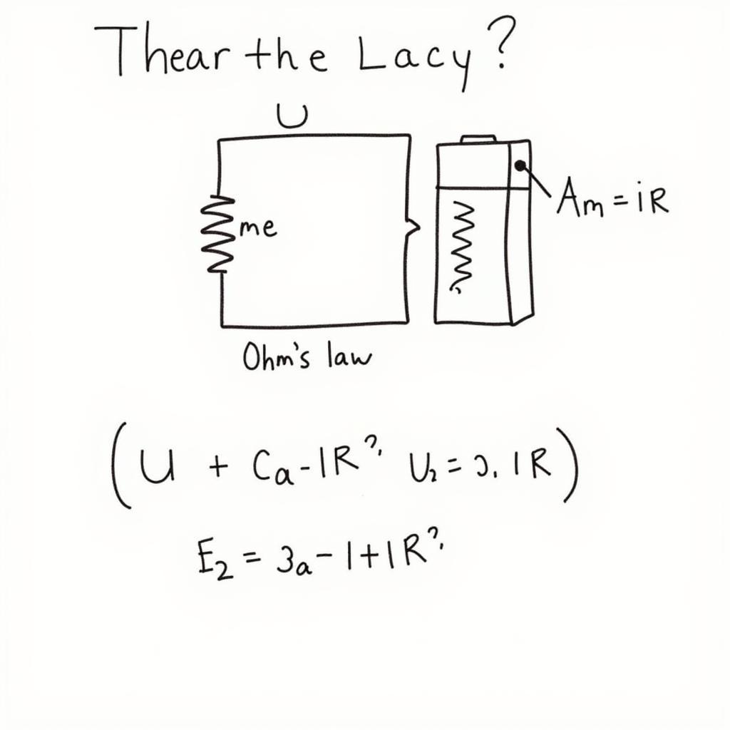 Minh họa định luật Ohm trong bài 24.3