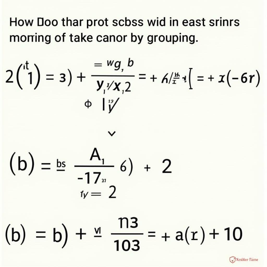 Xác định nhân tử chung trong đa thức