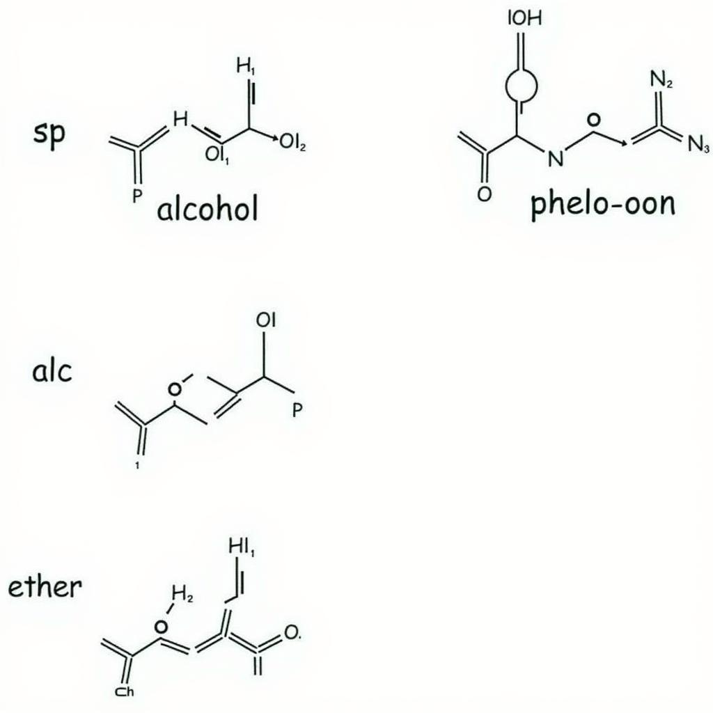 Distinguishing between alcohol, phenol, and ether in exercise 1 page 193 chemistry 11