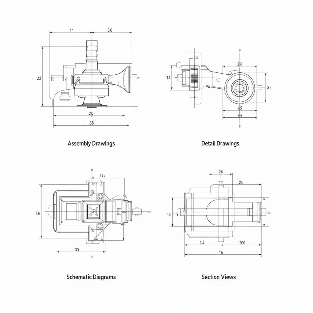 Các loại bản vẽ kỹ thuật