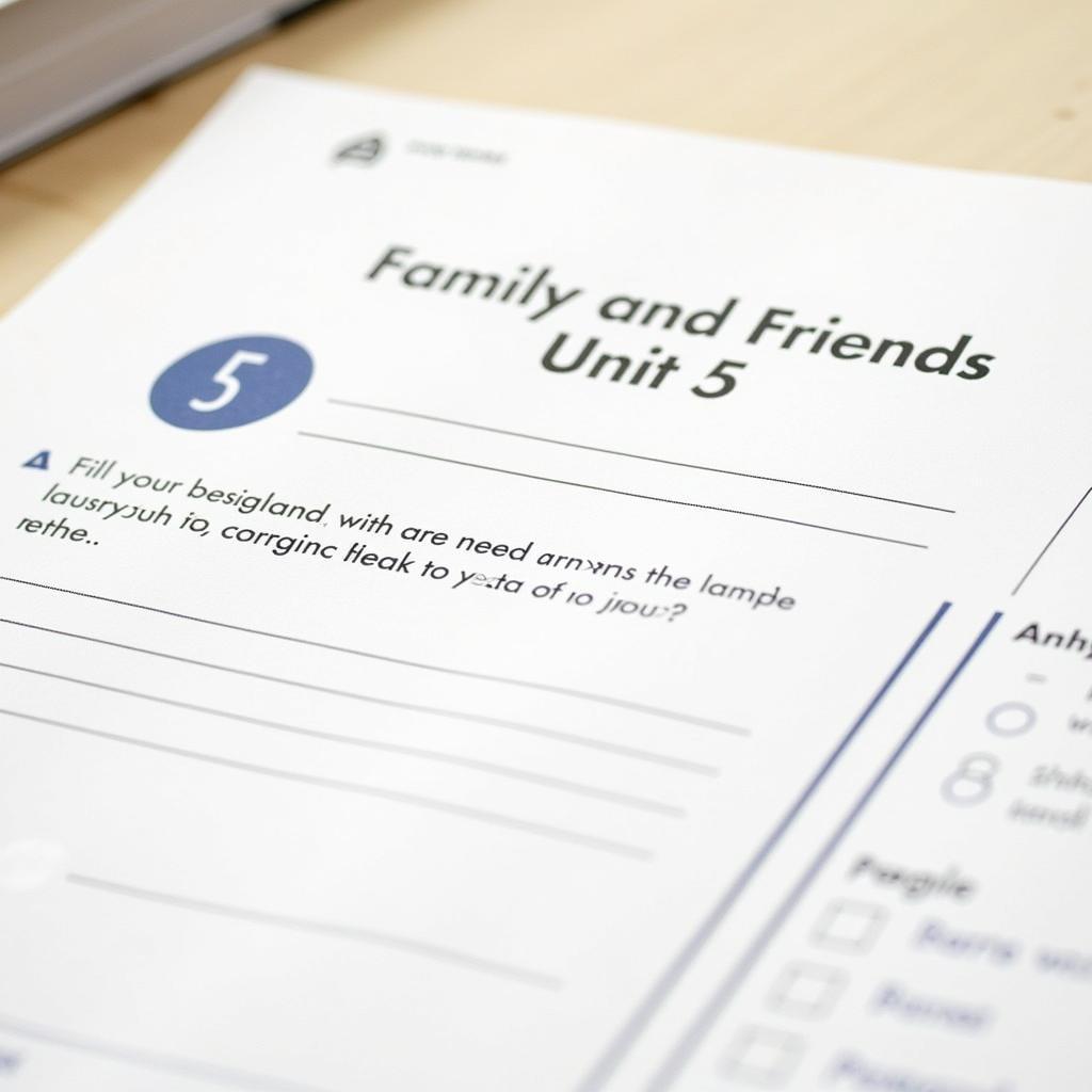 Family and Friends 5 Workbook Unit 5 Exercises