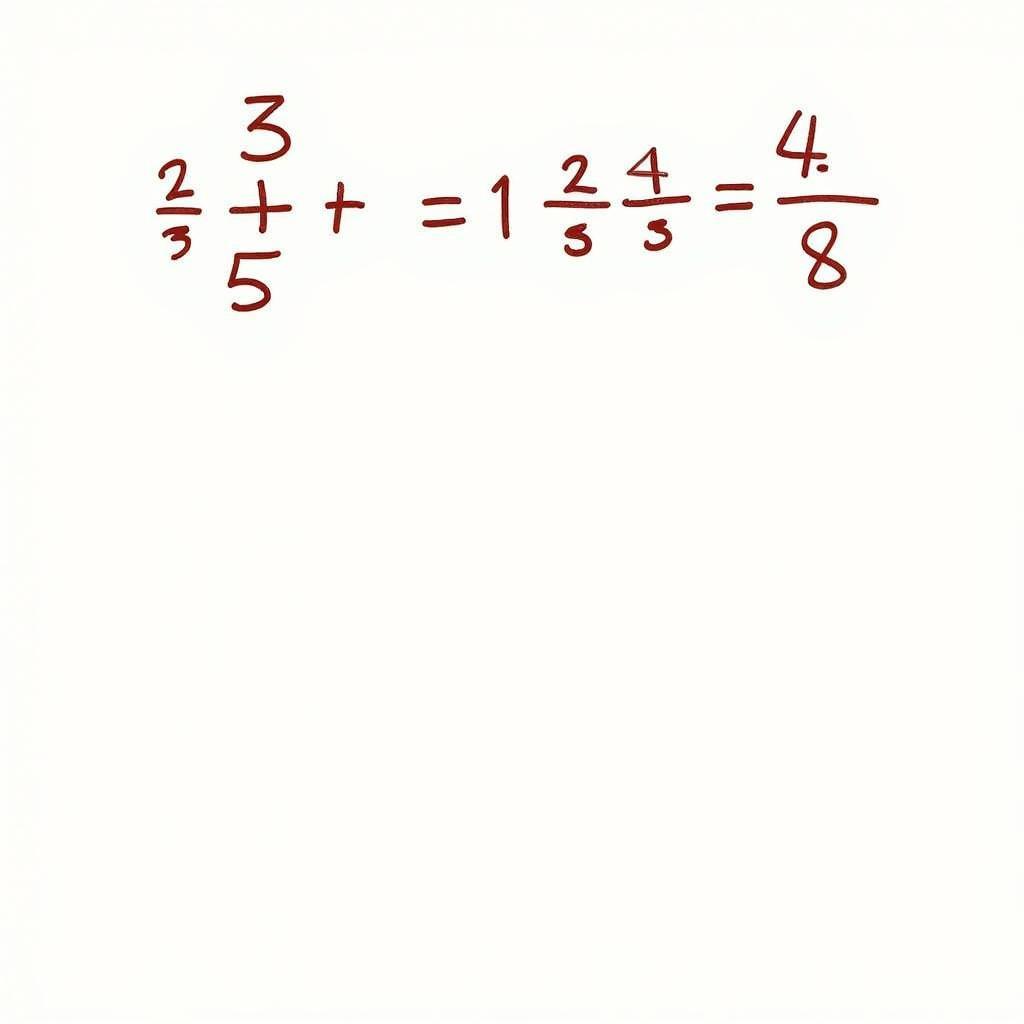 Visual representation of subtracting fractions with different denominators, suitable for 5th-grade math.