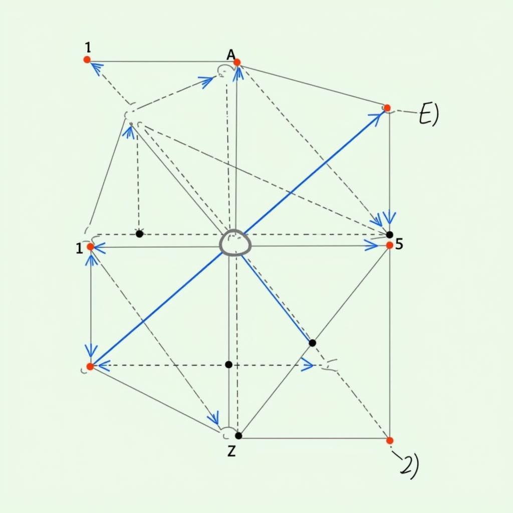 Mở rộng không gian Euclid với các điểm và đường thẳng ở vô cực