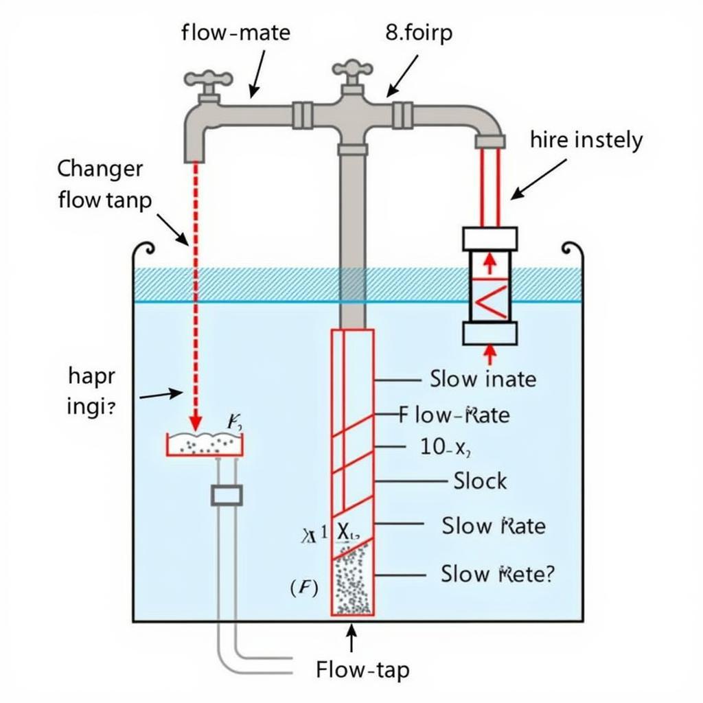 Bài toán vòi nước chảy vào bể nâng cao