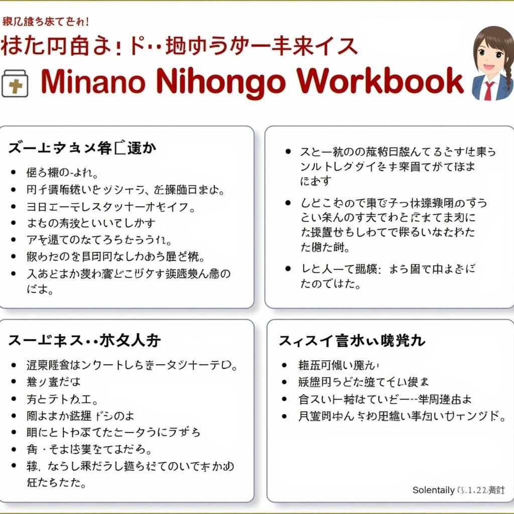 Sách Bài Tập Minano Nihongo