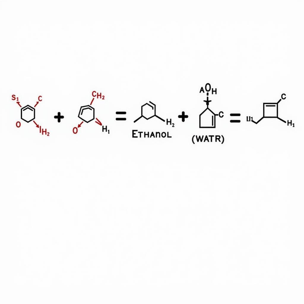 Phản ứng hóa học của rượu etylic