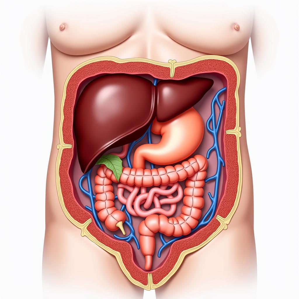 Phúc Mạc Tạng Bao Bọc Cơ Quan Nội Tạng