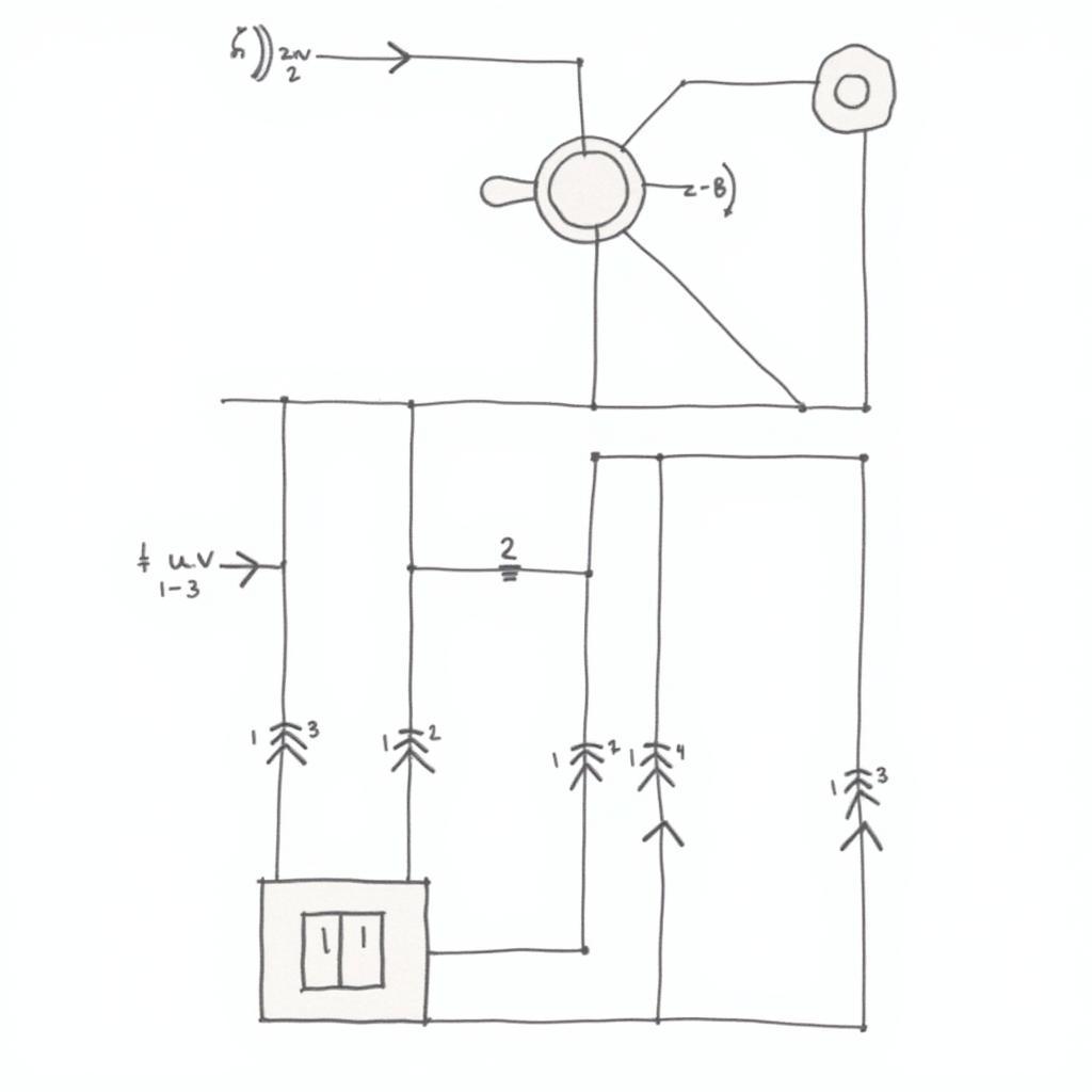 Sơ đồ mạch điện cầu thang Công Nghệ 8