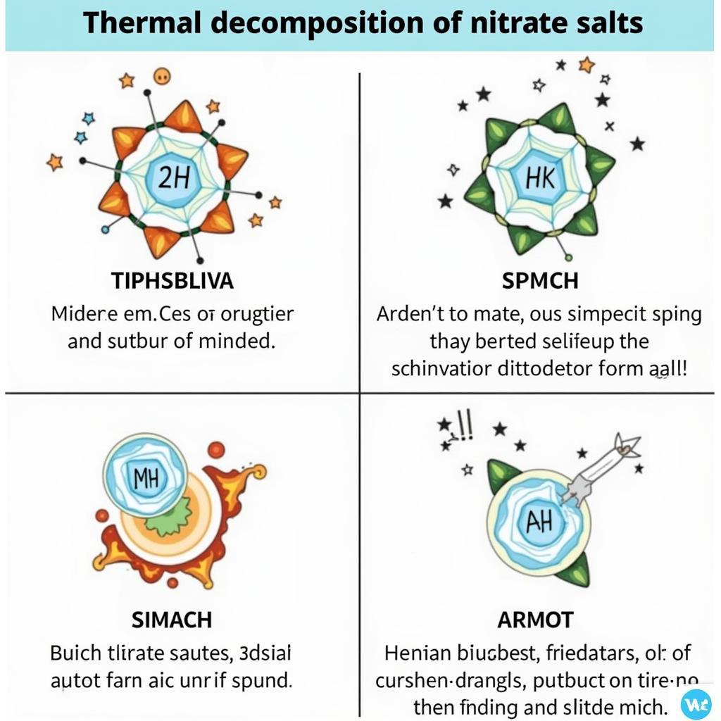 Tính chất nhiệt phân của muối Nitrat