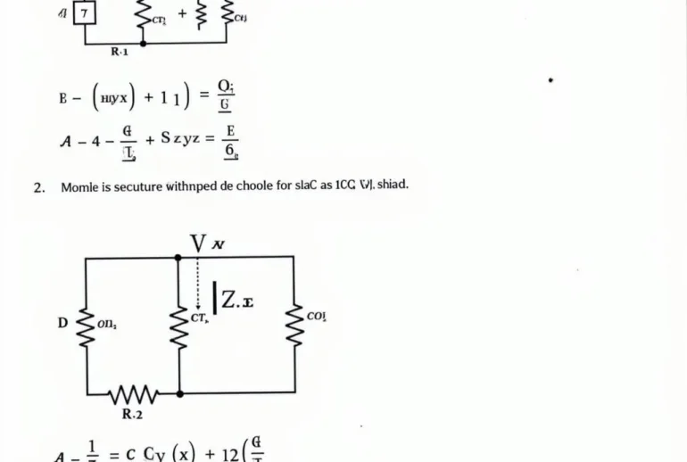 Bài tập cấu kiện điện tử cơ bản