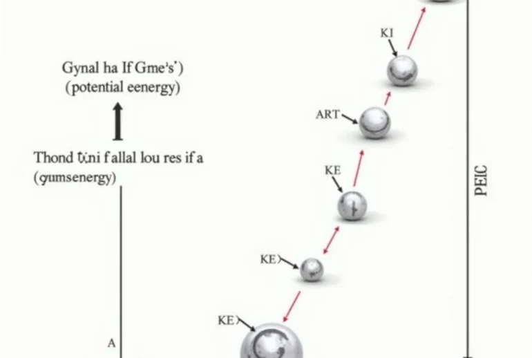 Bài tập vật rơi tự do lớp 10 minh họa chuyển hóa cơ năng