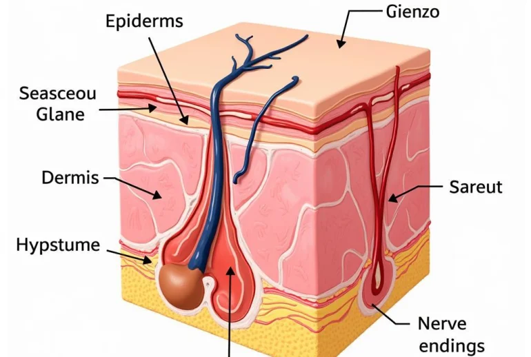 Cấu tạo chi tiết của da người