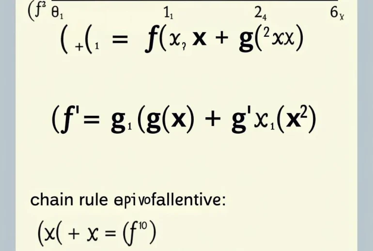 Công thức đạo hàm hàm hợp