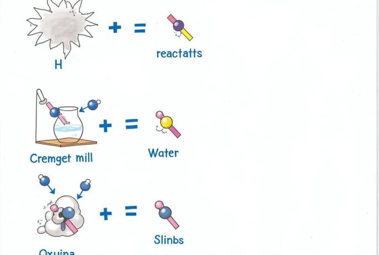 Minh họa Định Luật Bảo Toàn Khối Lượng trong phản ứng hóa học