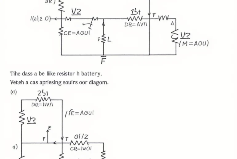 Giải bài 25 SBT Vật Lý 9 - Sơ đồ mạch điện