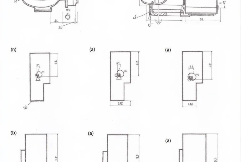 Hình vẽ các chi tiết máy khác nhau trong bài tập công nghệ 11 bài 3