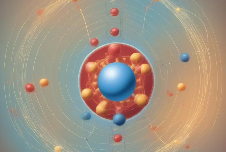 Cấu tạo nguyên tử với hạt nhân và các electron