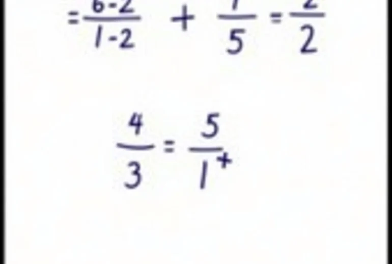 Illustrating the addition of two fractions with different denominators in grade 5 math exercises.