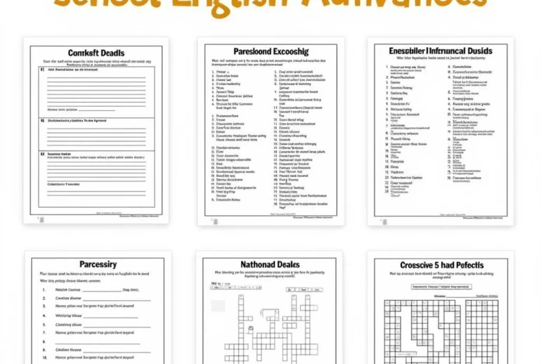 Vocabulary exercises for Unit 10 English Grade 7