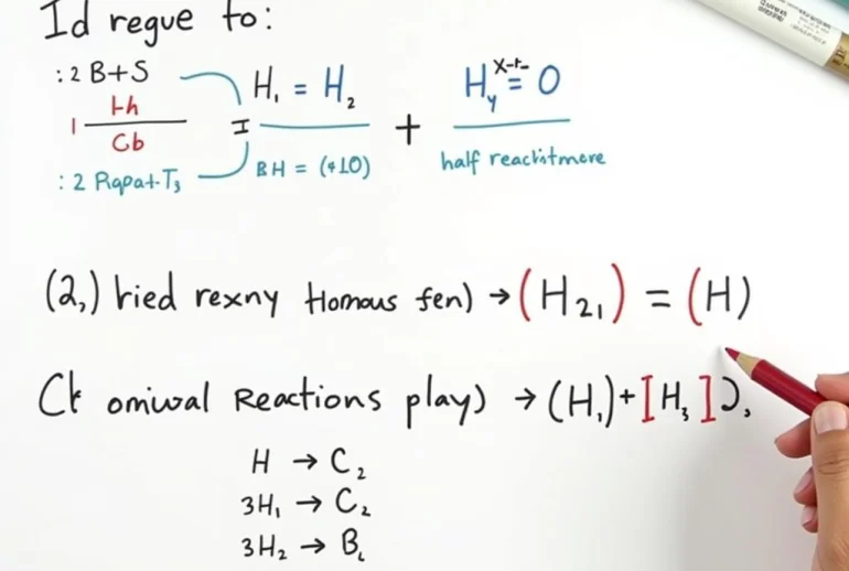 Solving redox reaction problems in grade 11 chemistry