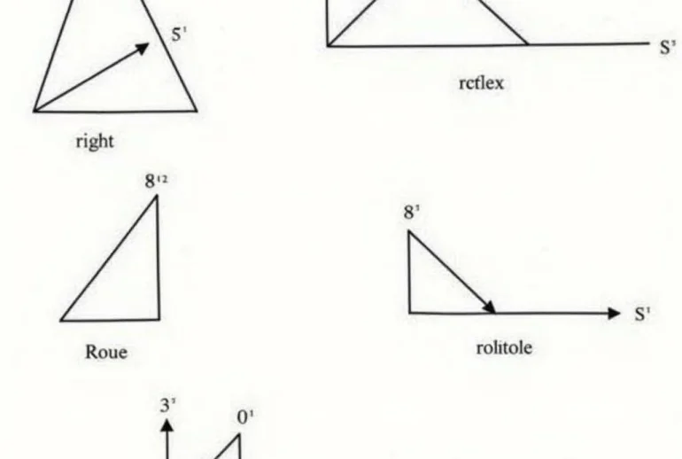 Các loại góc trong hình học lớp 7