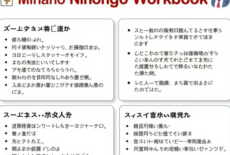 Sách Bài Tập Minano Nihongo