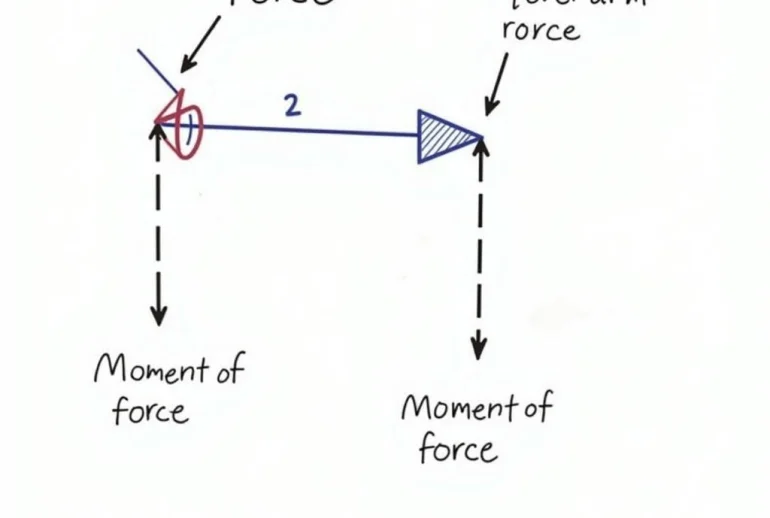 Minh họa Moment Lực Tác Dụng Lên Vật Rắn