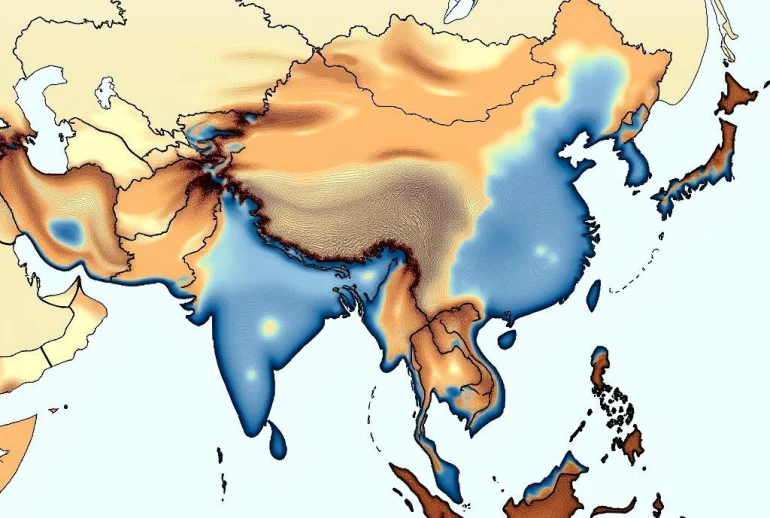 Phân bố dân cư Châu Á