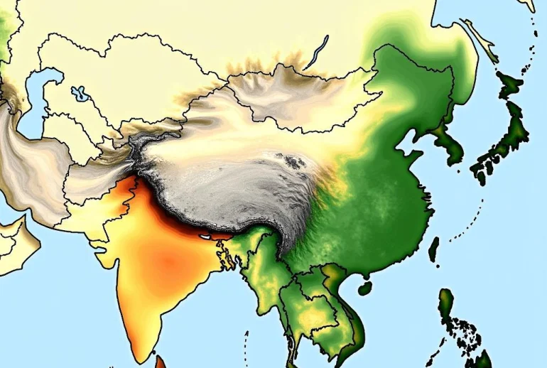 Phân bố dân cư Châu Á