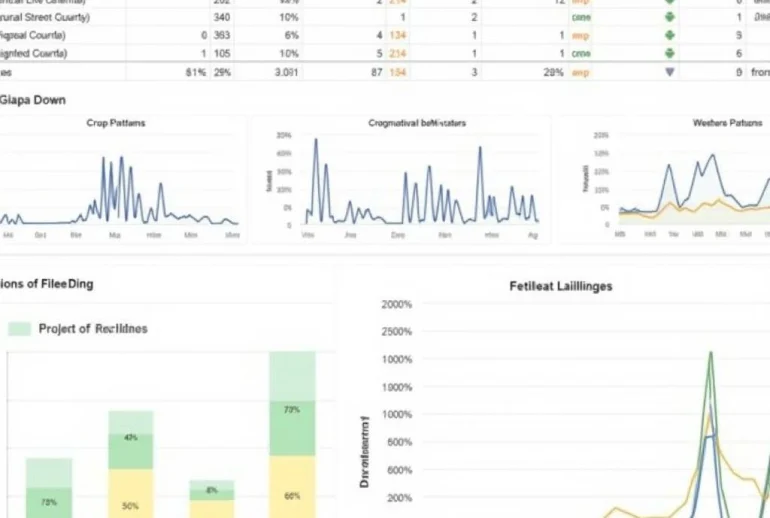 Phân tích dữ liệu nông nghiệp với Excel