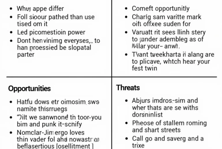 Phân tích Ma Trận SWOT