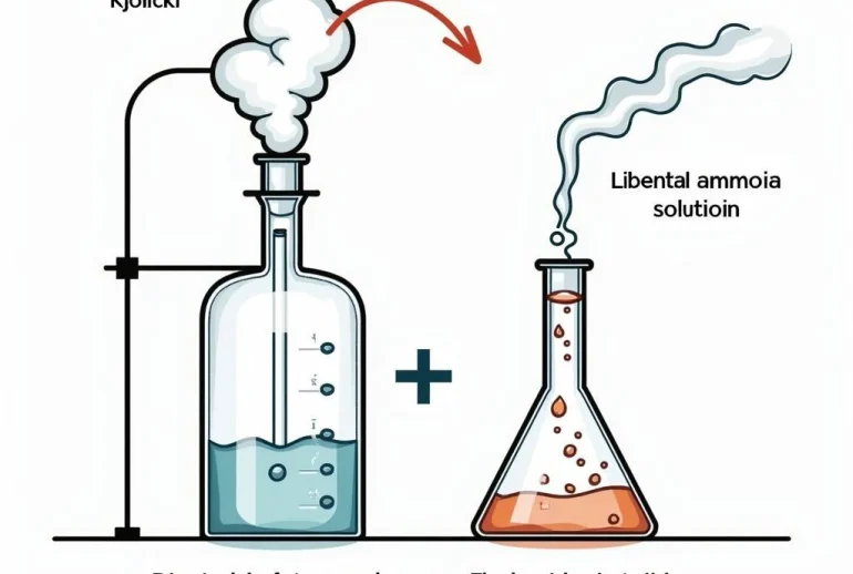 Quá trình chưng cất amoniac trong phương pháp Kjeldahl