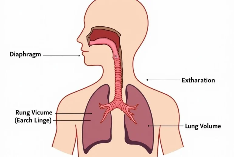 Hình ảnh minh họa vai trò của phổi trong hô hấp